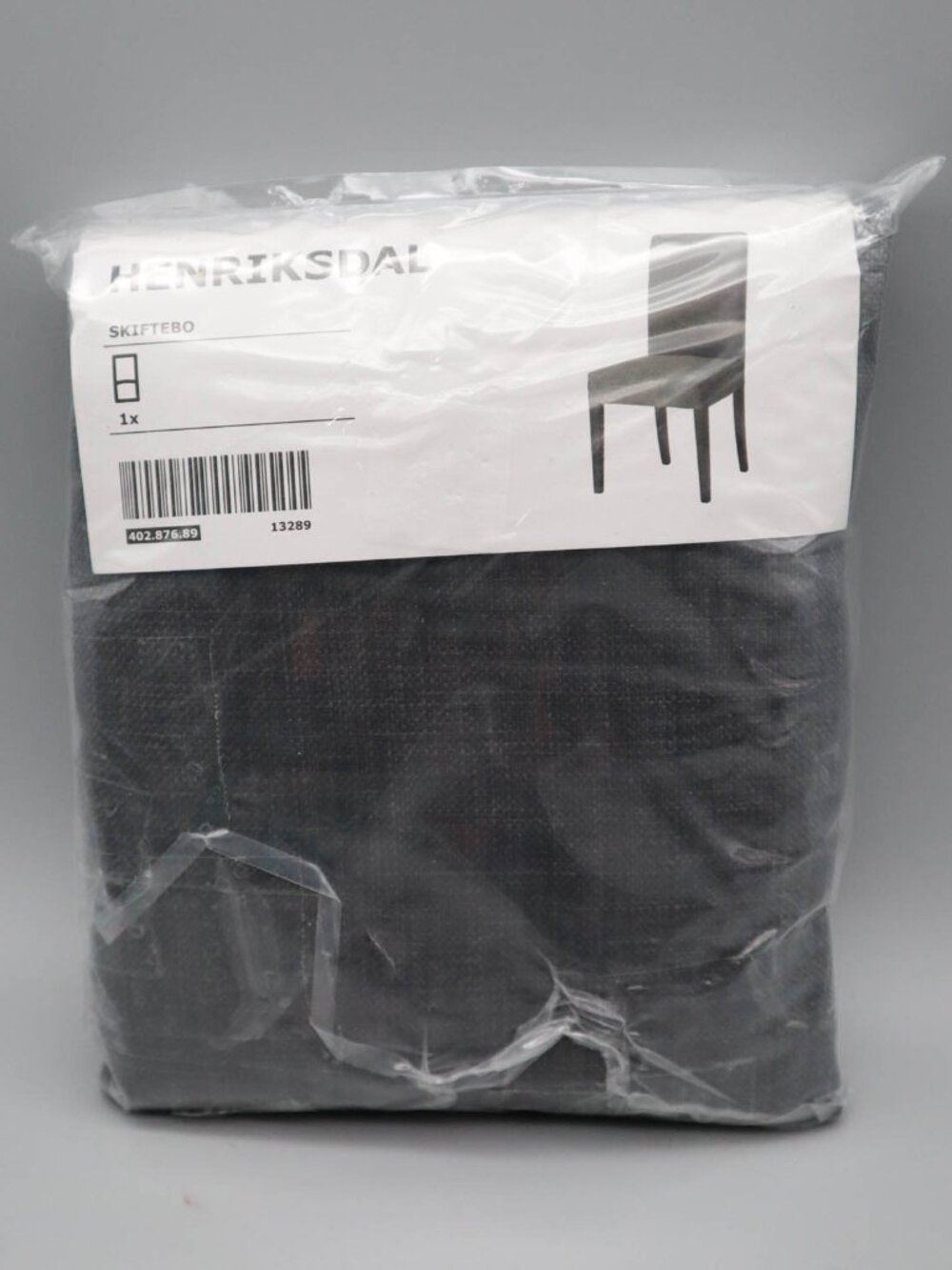 IKEA Skiftebo Dark Gray Slipcover Cover for Henriksdal Chair 402.876.89